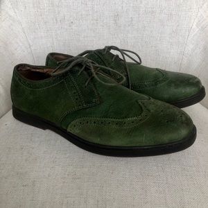Polo wing tip suede shoes
